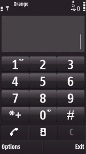 Nokia N97 Dialler